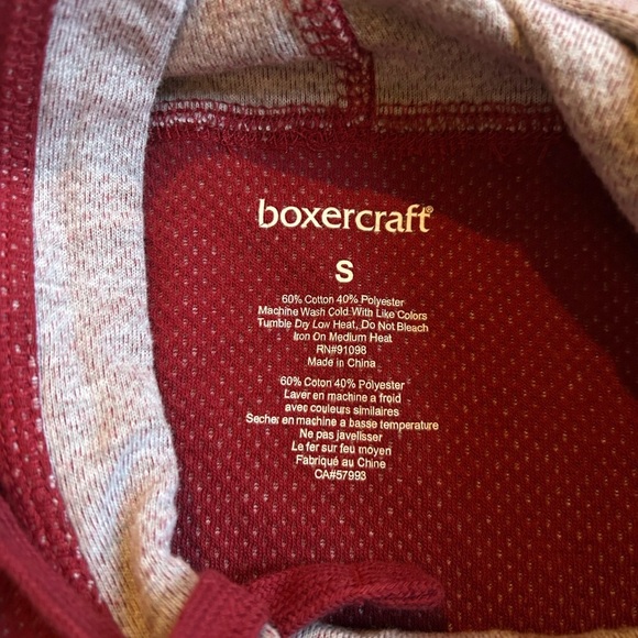 Oklahoma Sooners Boxercraft Women’s Small Hoodie Long Sleeved Thermal Look - Picture 6 of 7